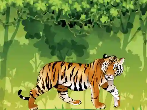Juego Angry Tiger Coloring en línea