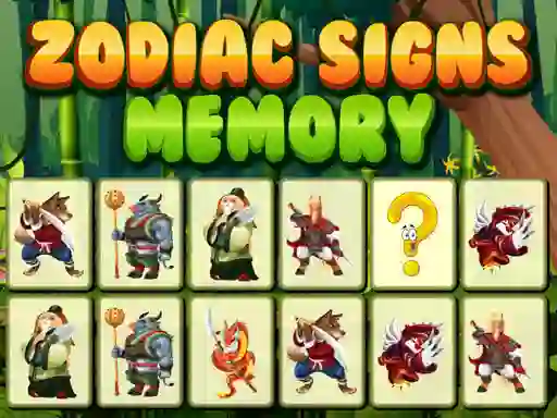 Juego Zodiac Signs Memory en línea