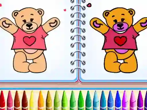Juego Cute Teddy Bear Colors en línea