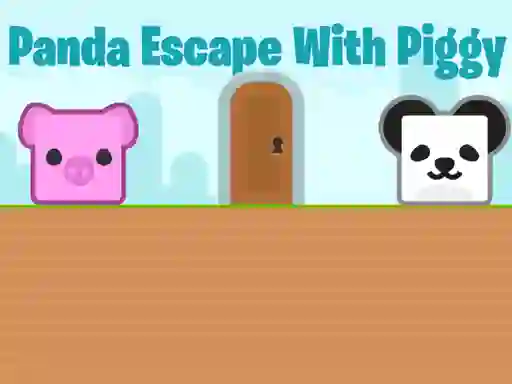 Juego Panda Escape With Piggy en línea