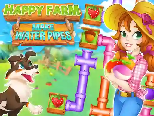 Juego Happy Farm Make Water Pipes en línea