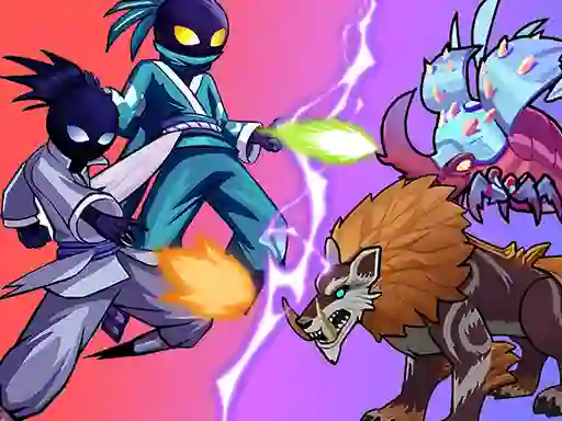 Juego Stick Ninja Survival en línea