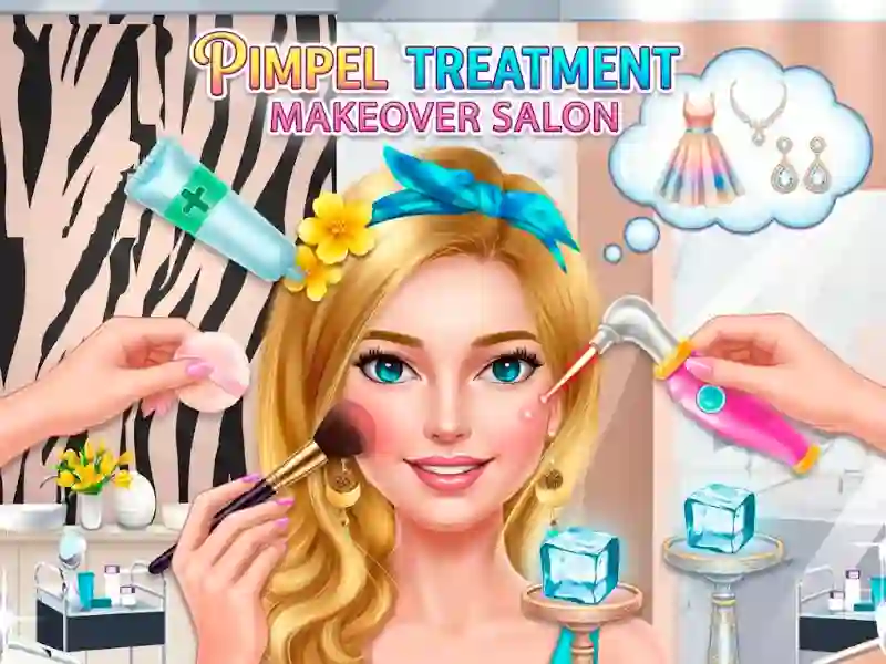 Juego Pimple Treatment Makeover Salon en línea