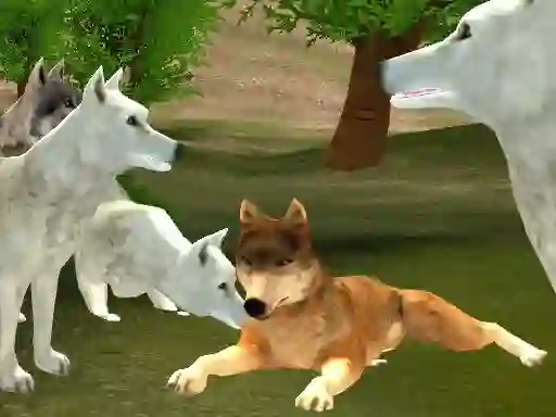 Juego Wild Wolves Hunger Attack en línea
