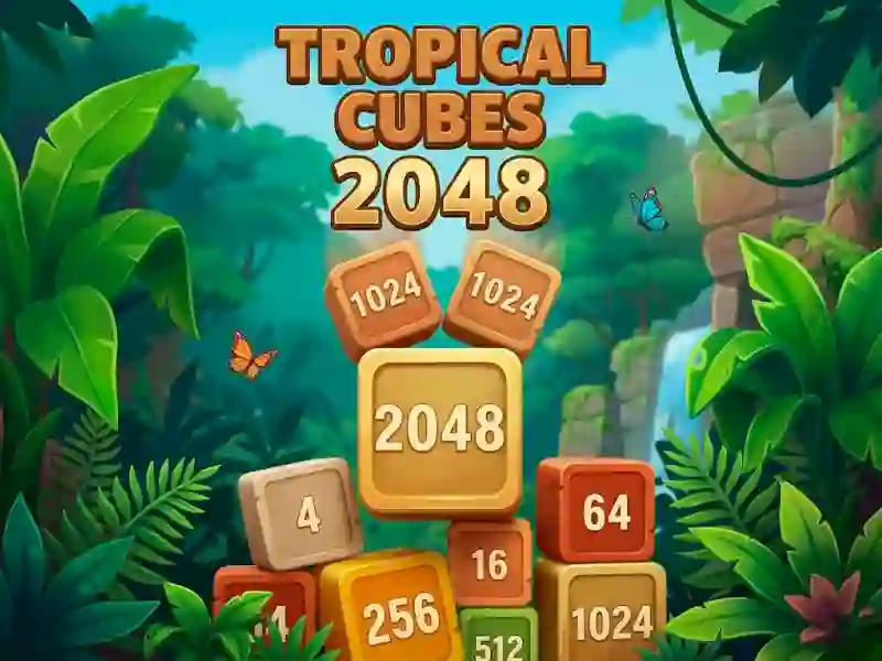 Juego Tropical Cubes 2048 en línea