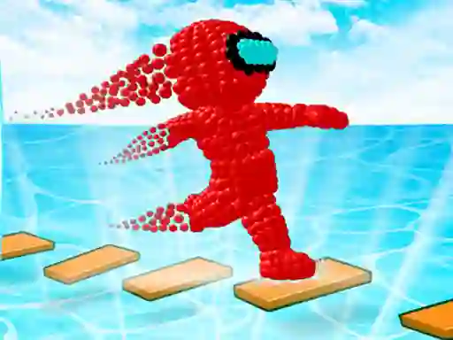Juego Sandman Pixel Race 3D en línea