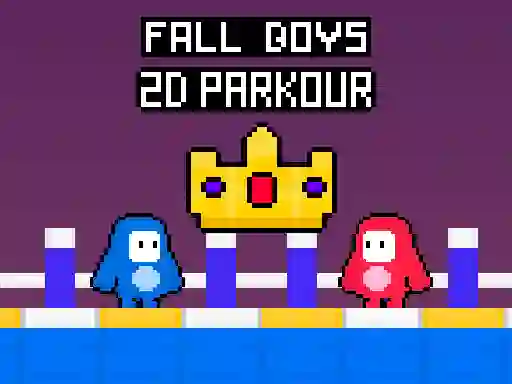 Juego Fall Boys 2D Parkour en línea