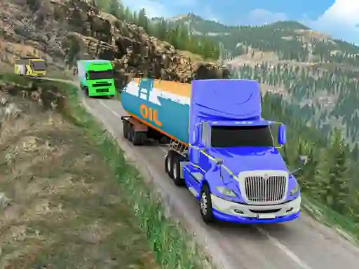 Juego Oil Tanker Transport Truck en línea