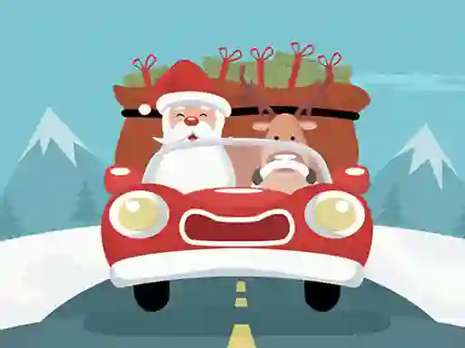 Juego Santa Giving Presents Jigsaw en línea