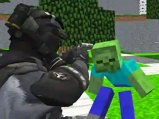 Juego Counter Craft Zombies en línea