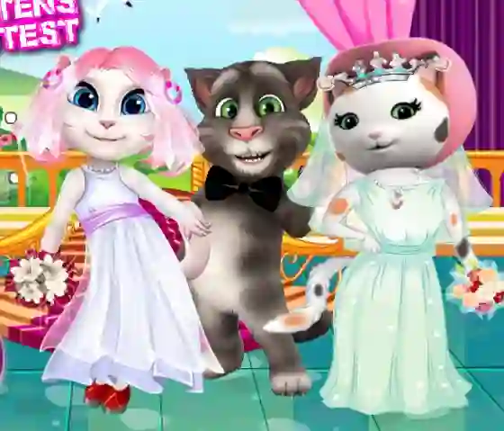 Juego White Kittens Bride Contest en línea