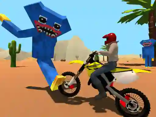 Juego Motoracer vs Huggy en línea
