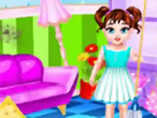 Juego Baby Taylor Messy Home Cleaning en línea