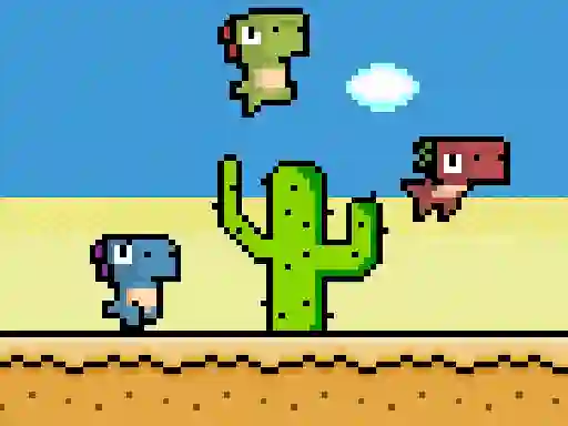Juego Pixel Dino Run en línea