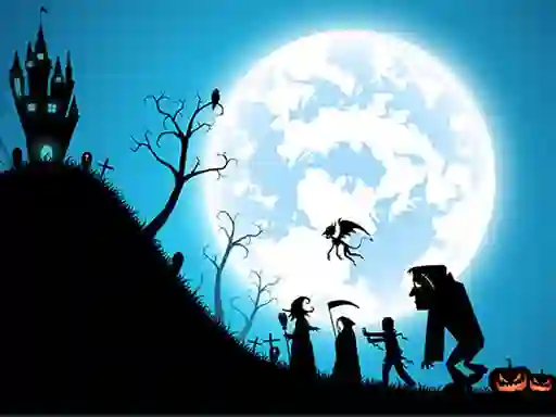 Juego Happy Halloween Jigsaw en línea