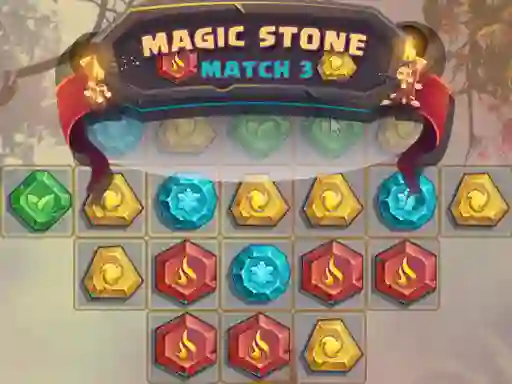 Juego Magic Stone Match 3 en línea