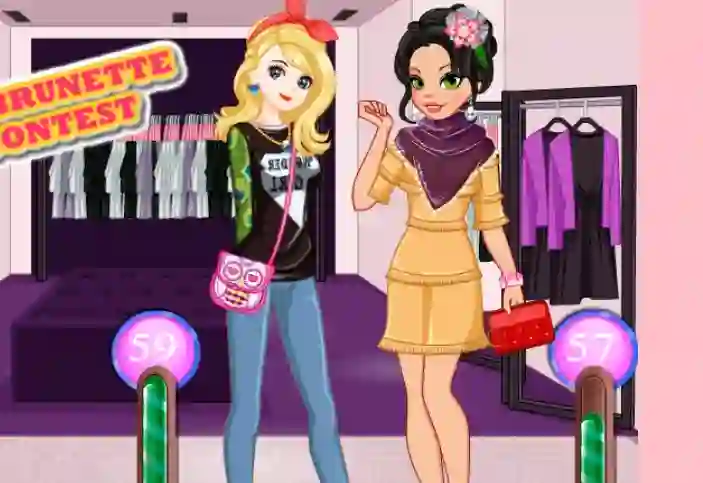 Juego Blonde Vs Brunette Beauty Contest en línea