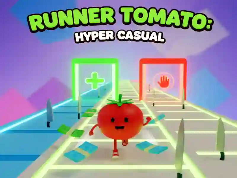 Juego Runner Tomato: Hyper Casual en línea