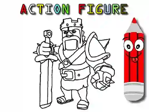Juego Back To School: Action Figure Coloring en línea