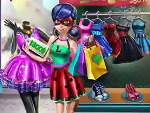 Juego Dotted girl realife shopping en línea