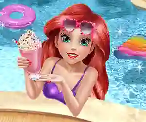 Juego Mermaid Princess Pool Time en línea