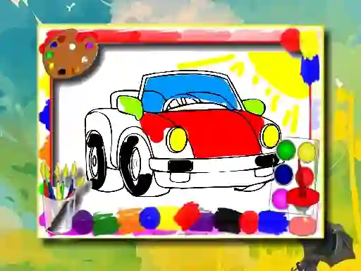 Juego Cartoon Cars Coloring Book en línea