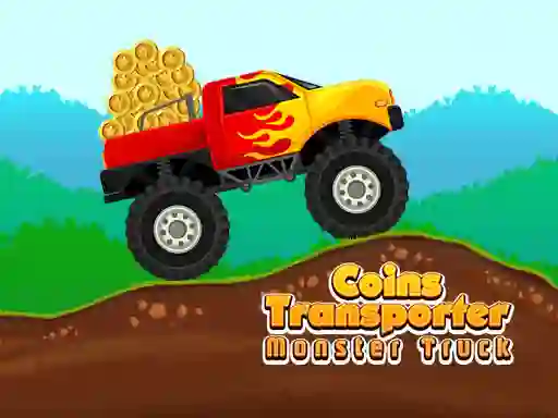 Juego Coins Transporter Monster Truck en línea