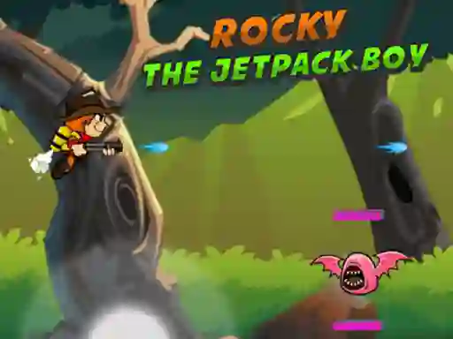 Juego Rocky The Jetpack Boy en línea