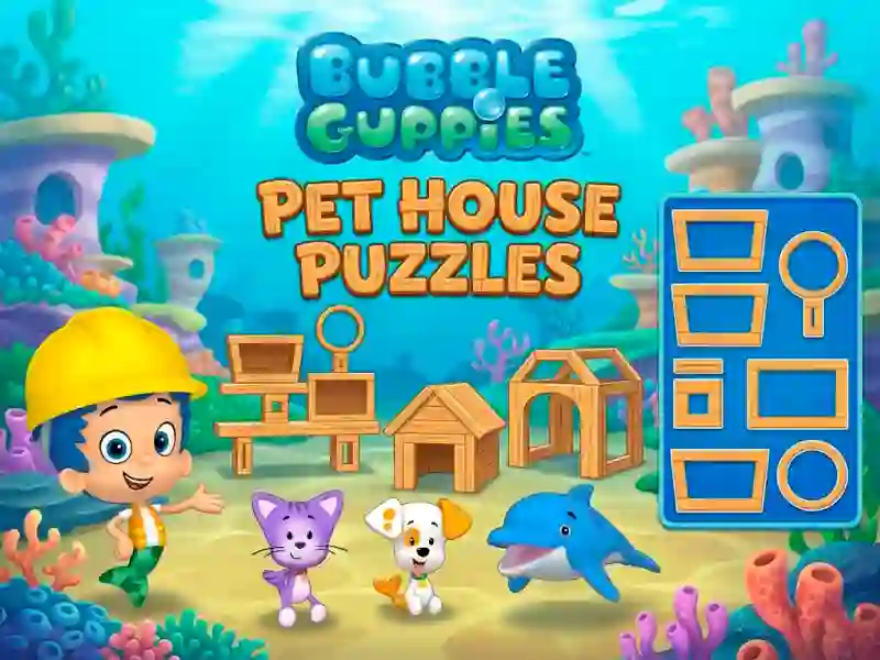 Juego Bubble Guppies Pet House Puzzles en línea
