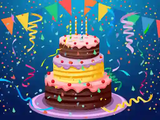 Juego Birthday cake puzzle en línea
