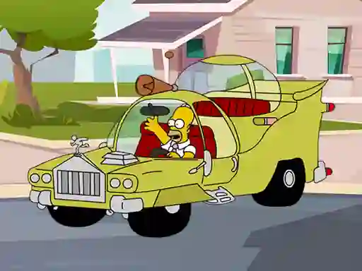 Juego The Simpsons Car Jigsaw en línea
