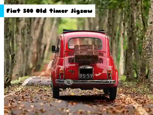 Juego Fiat 500 Old Timer Jigsaw en línea