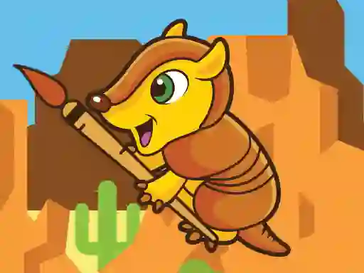 Juego Happy Armadillo Coloring en línea