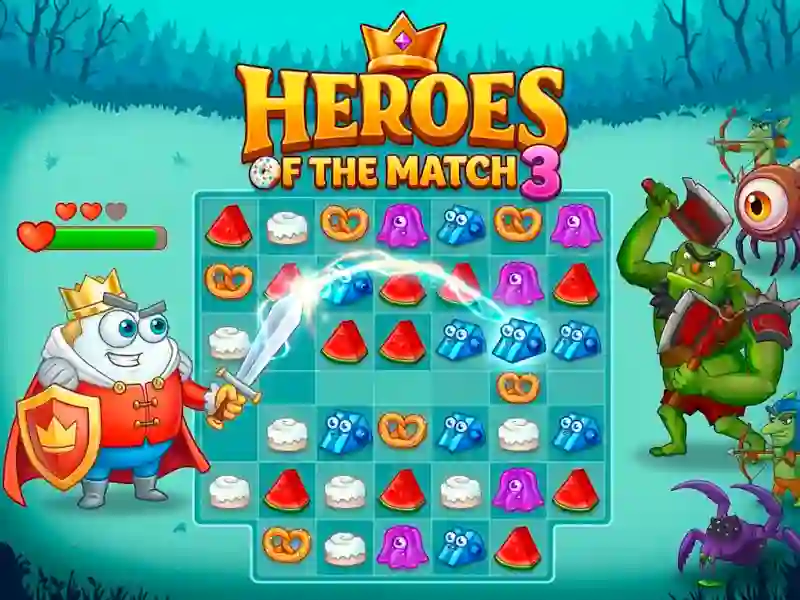 Juego Heroes of the match 3 en línea