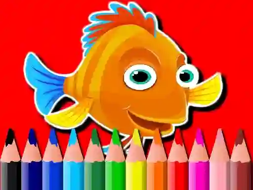 Juego Back To School: Fish Coloring Book en línea