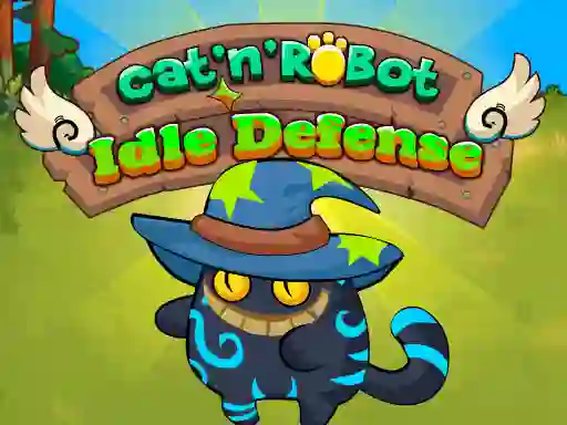 Juego Cat'n' Robot Idle Defense en línea