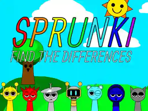 Juego Sprunki Find The Differences en línea