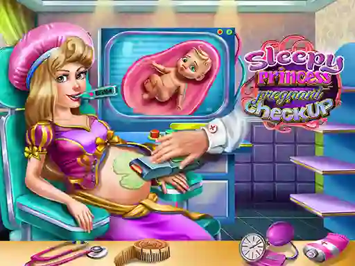 Juego Sleepy Princess Pregnant Check Up en línea