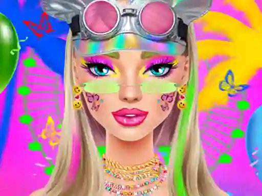 Juego Festival Vibes Makeup en línea