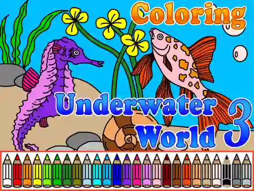 Juego Сoloring Underwater World 3 en línea