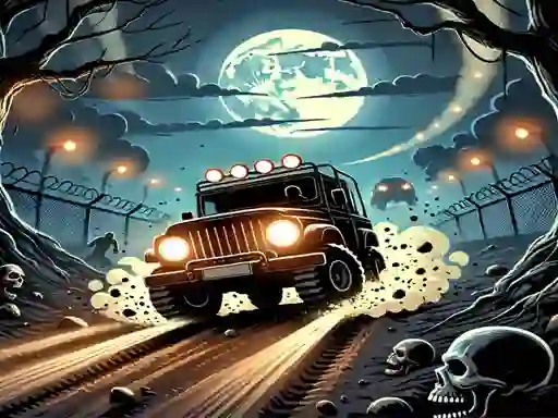 Juego Racing Car Destroying Zombie en línea
