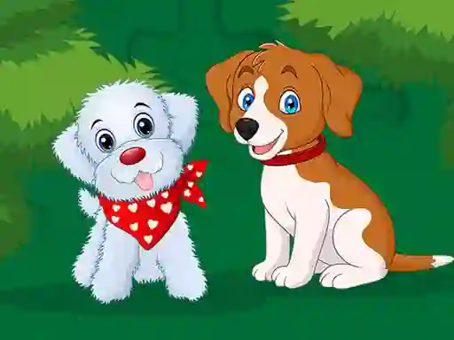 Juego Cute Puppies Jigsaw en línea