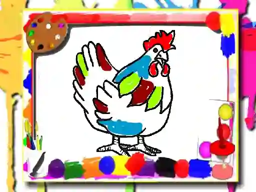 Juego Chicken Coloring Book en línea