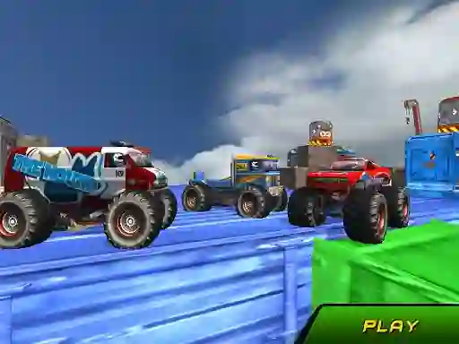 Juego Monster Truck Stunts Sky Driving en línea