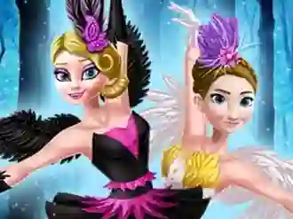 Juego Ellie and Annie Black Swan and White Swan en línea