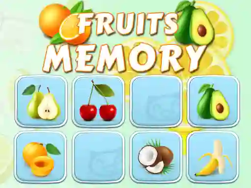 Juego Fruits Memory en línea