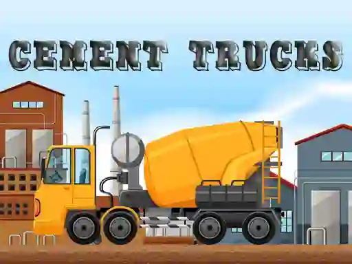 Juego Cement Trucks Hidden Objects en línea