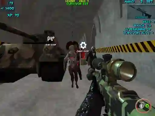 Juego Zombie Apocalypse Bunker Survival Z en línea