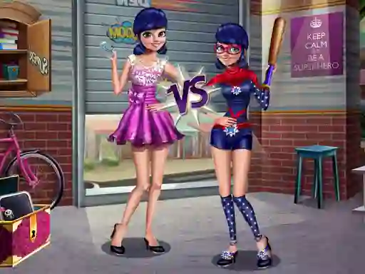 Juego Princess vs Superhero en línea