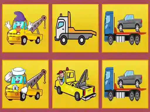 Juego Tow Trucks Memory en línea